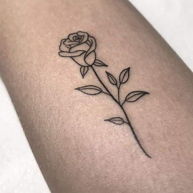 Tatuagem de rosa site tattooandyou.com