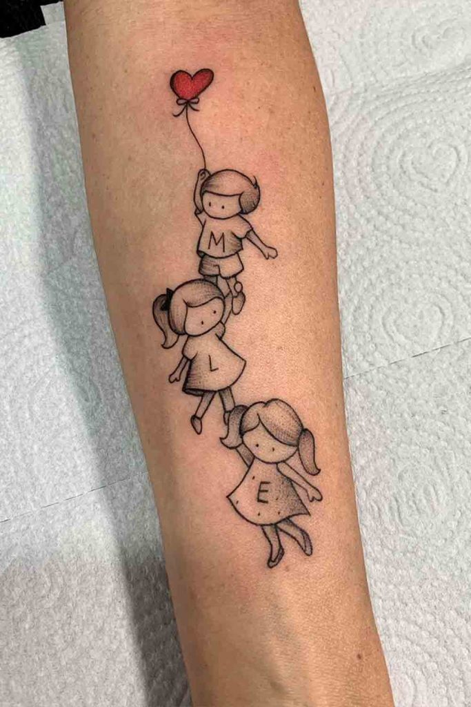 as tatuagens de filhos mais bonitas do mundo crianças