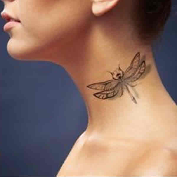 tatuagens no pescoço femininas lindas e delicadas 3d maripoza