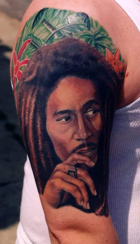 melhores tatugens masculinas 2023 bob marley