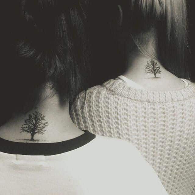 Árvore da vida tatuagens amigas