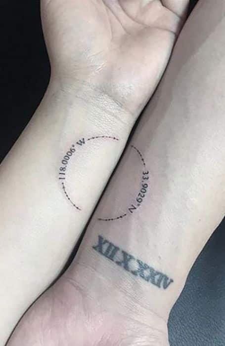 as mais bonitas tatuagens de irmãos circulo