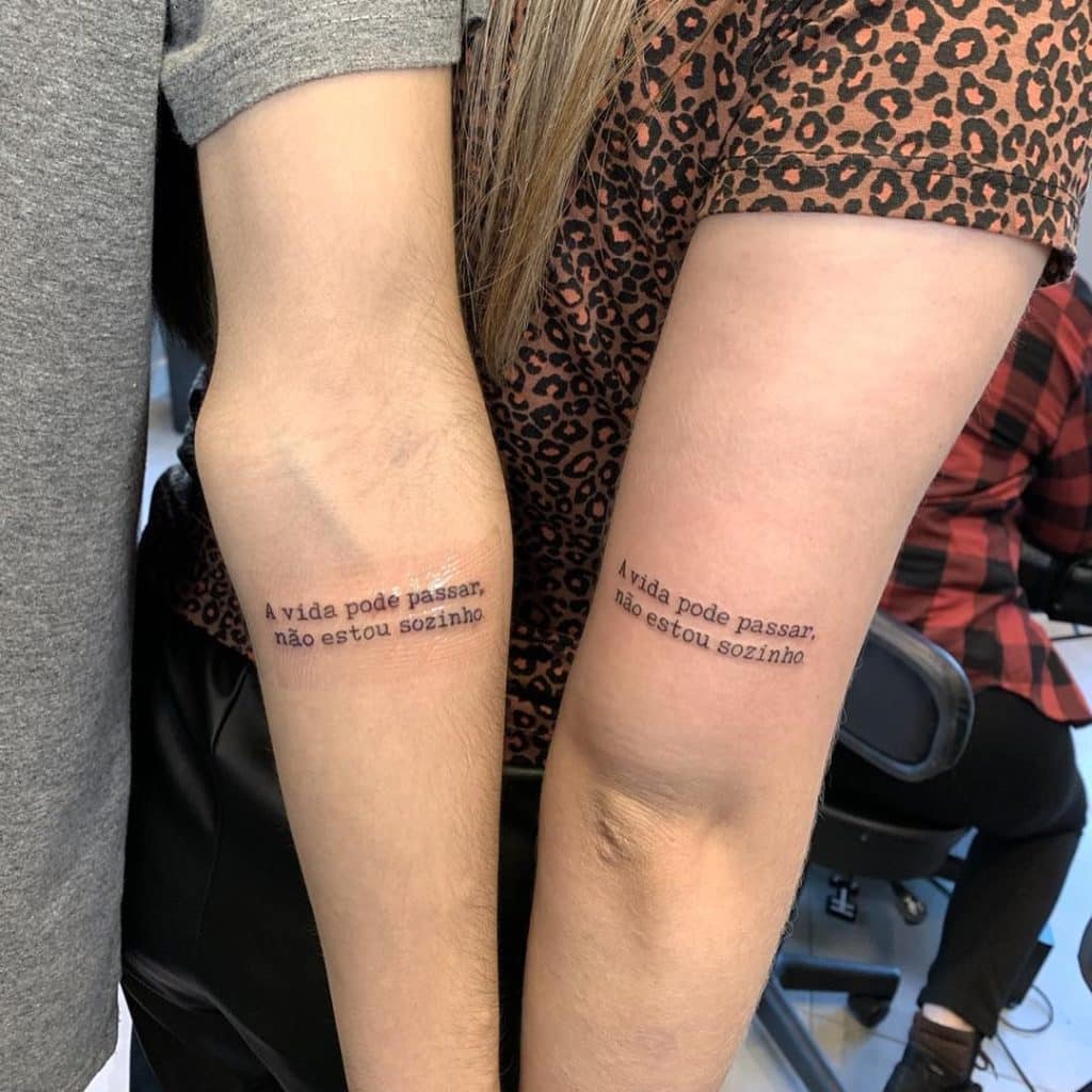 as mais bonitas tatuagens de irmãos frase