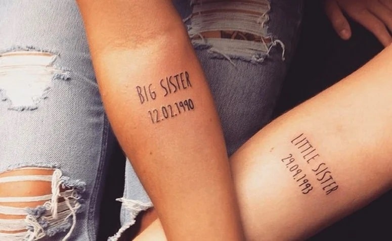 as mais bonitas tatuagens de irmãos tattoo irmas