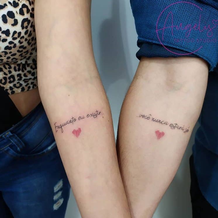 as tatuagens de casal mais bonitas da atualidade frases e corações