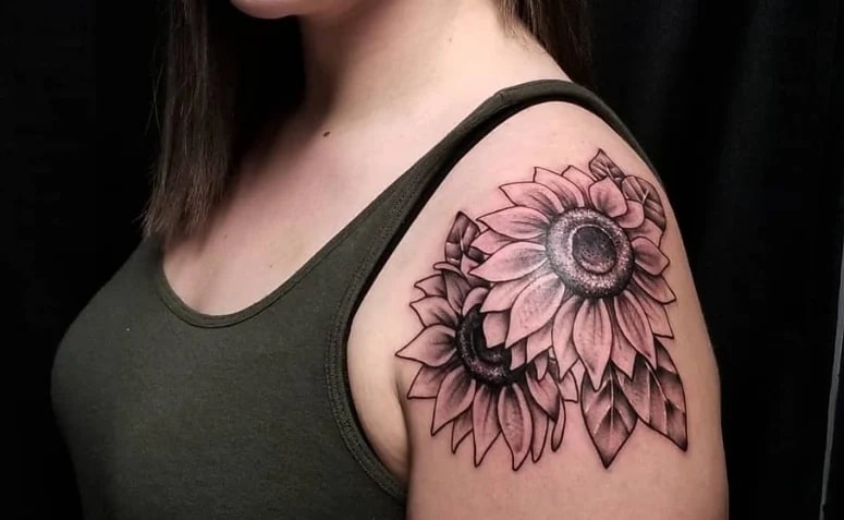 as tatuagens de girassol mais lindas e delicadas flor girassol