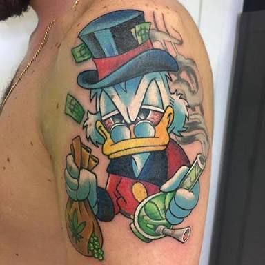 as tatuagens do tio patinhas mais bonitas tio patinhas colorido