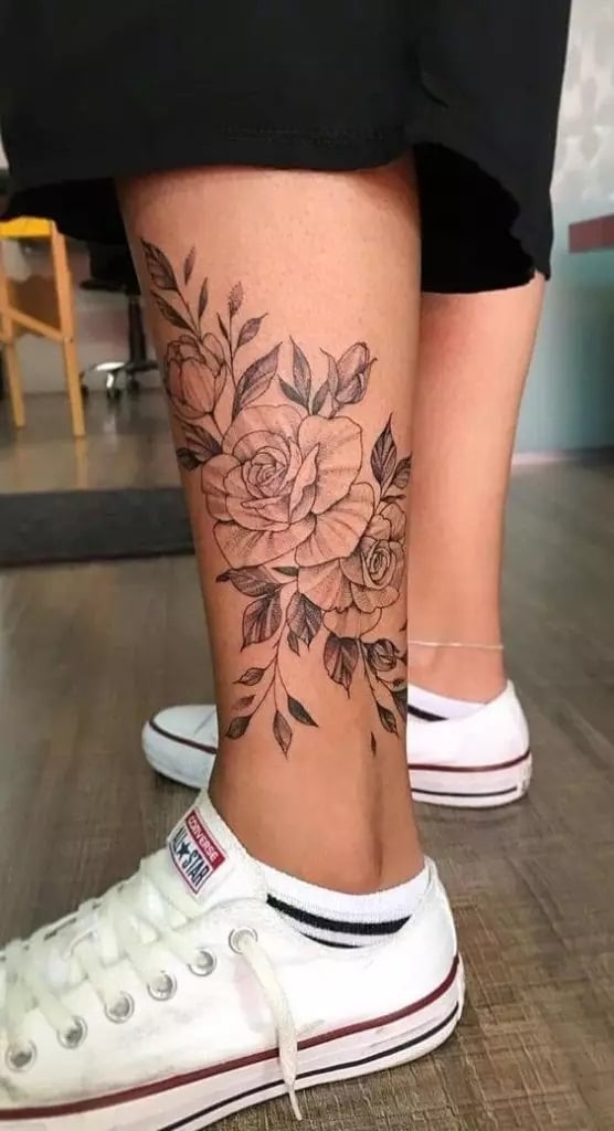 as tatuagens na canela mais bonitas atualmente