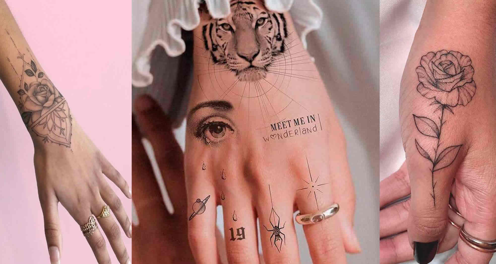 Tatuagem Feminina na Mão: Confira algumas Inspirações!