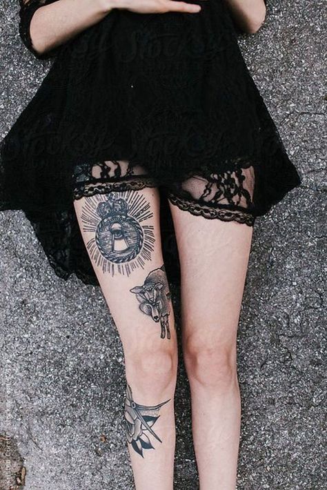 conheça as principais considerações ao escolher a tatuagem na perna