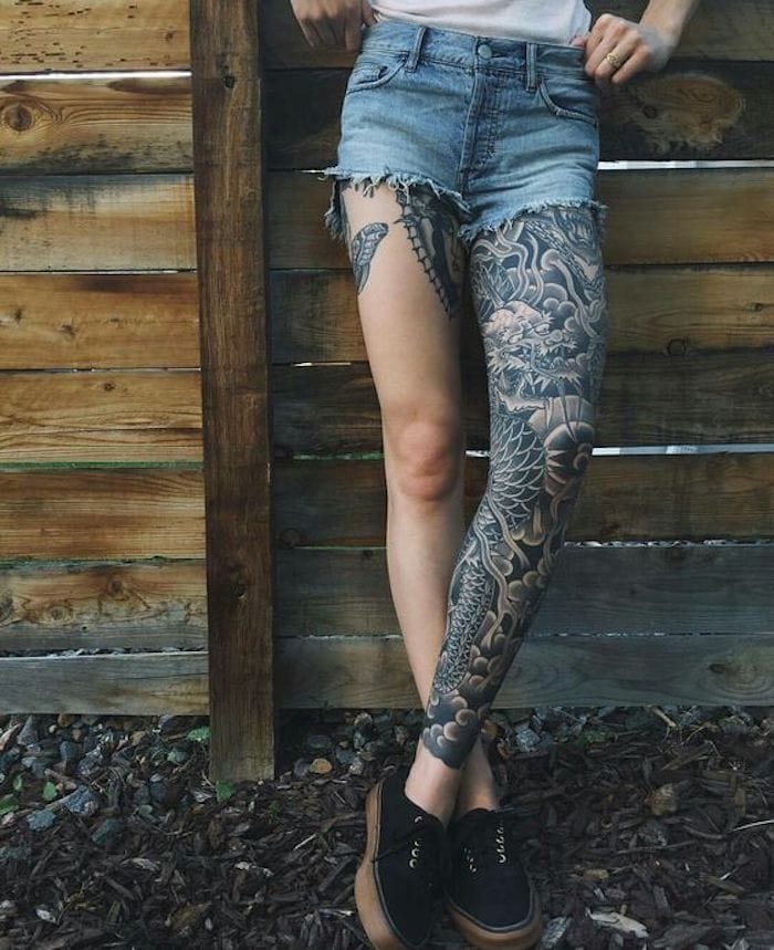 conheça as principais considerações ao escolher a tatuagem na perna completo