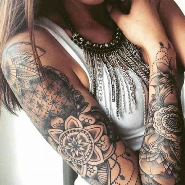 descubra como escolher a tatuagem no braço feminina perfeita indiano