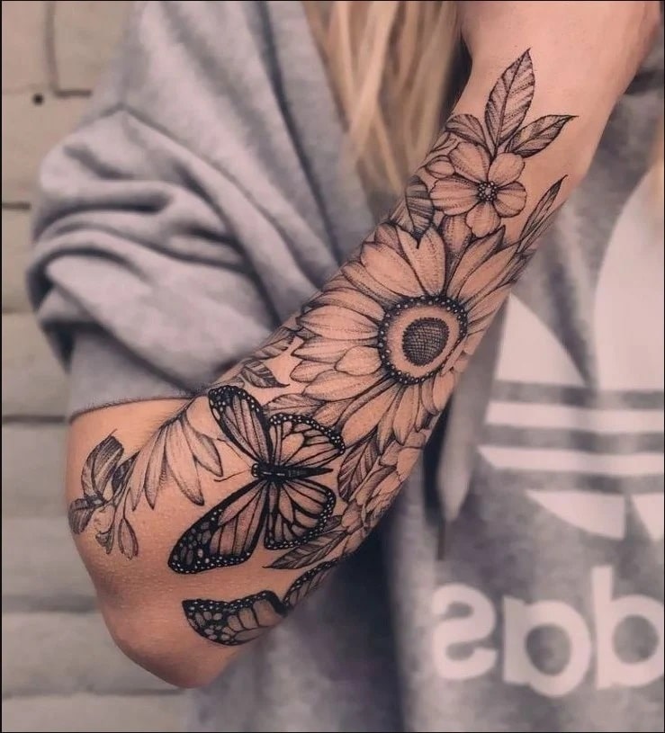 descubra como escolher a tatuagem no braço feminina perfeita