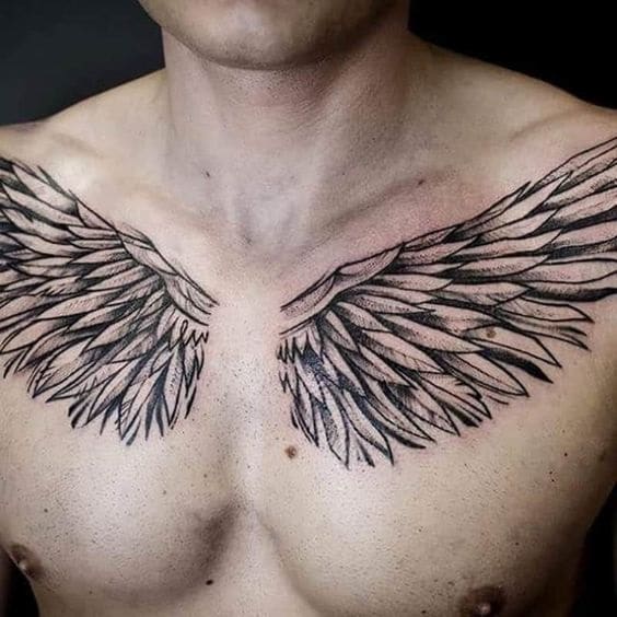 tatuagem no peito o que você precisa saber asas