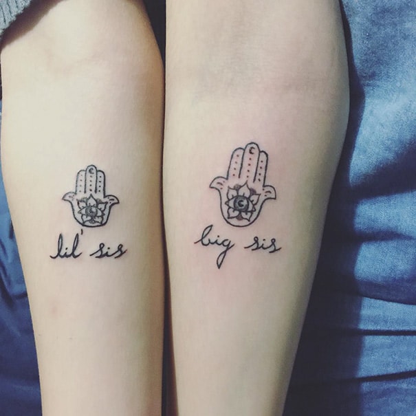 tatuagens de irmãs simplesmente perfeitas