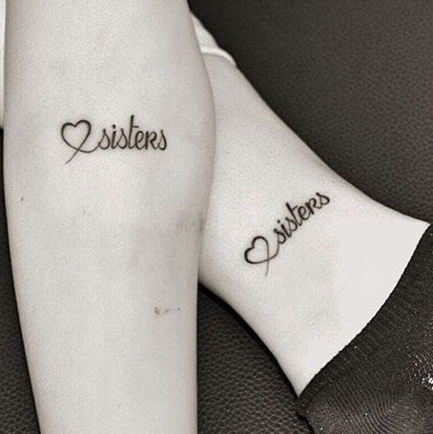 tatuagens de irmãs simplesmente perfeitas sisters