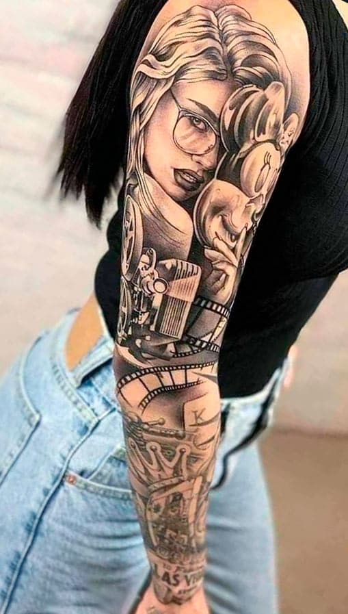 tatuagens femininas 30 fotos e modelos de braços fechados