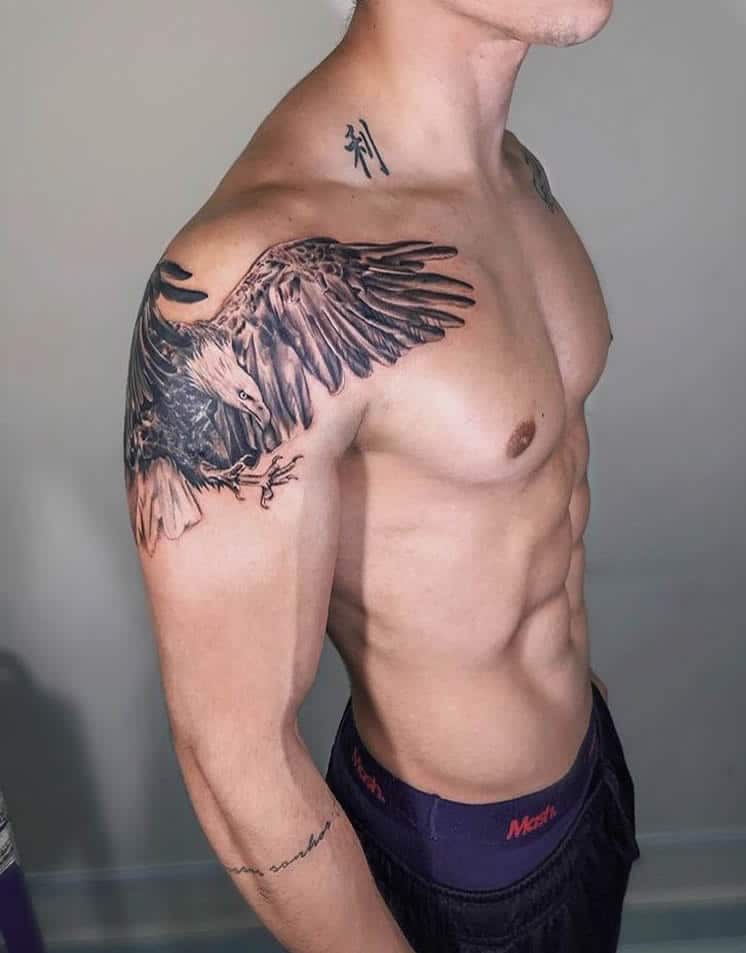 tendências de tatuagem masculina significado, estilos e mais aguia