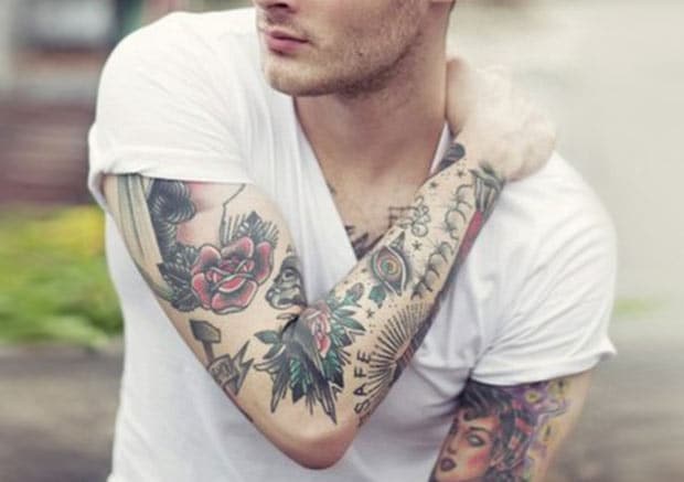tendências de tatuagem masculina significado, estilos e mais flores