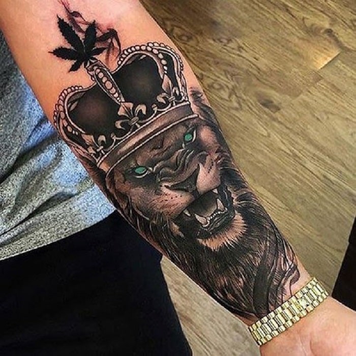tendências de tatuagem masculina significado, estilos e mais leão