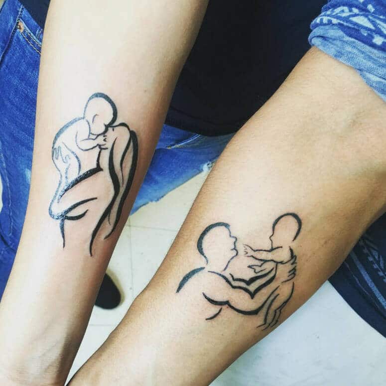 tattoos para eternizar o amor pelos filhos desenho