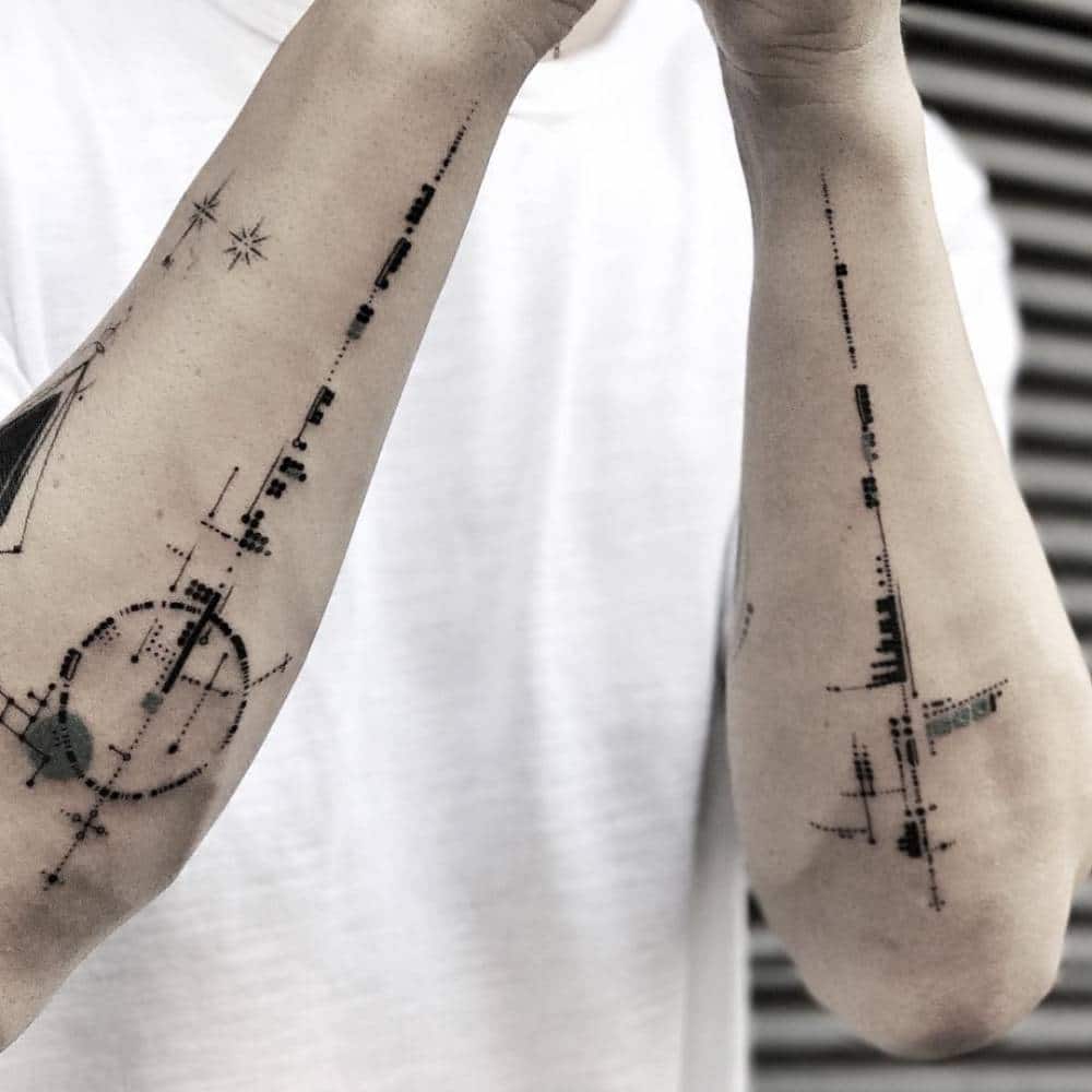abstract tattoos are a unique and creative way to express yourself