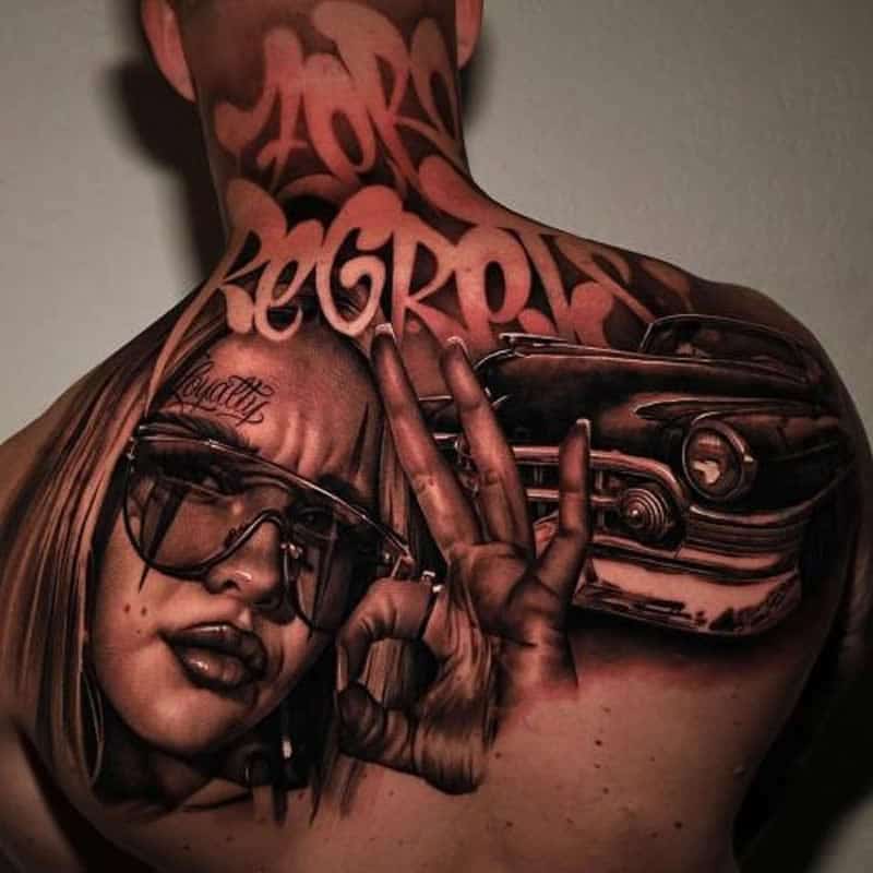 chicano style tattoos a unique form of mexican american body art back
