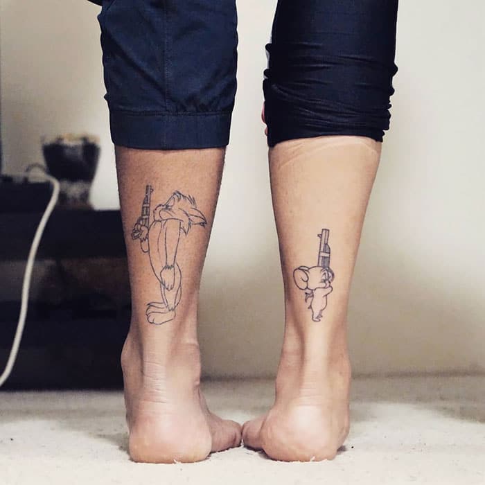 couples tattoos beautiful ways to celebrate love and commitment tom and jerry