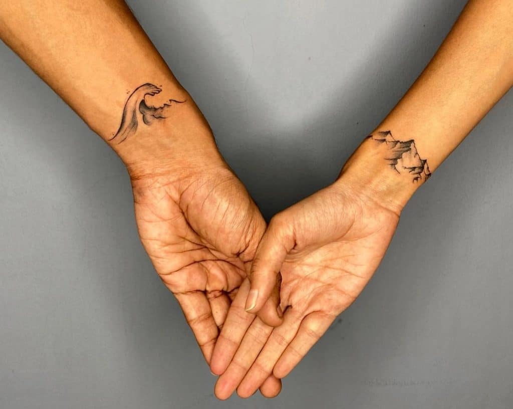 couples tattoos beautiful ways to celebrate love and commitment sea ​​and land