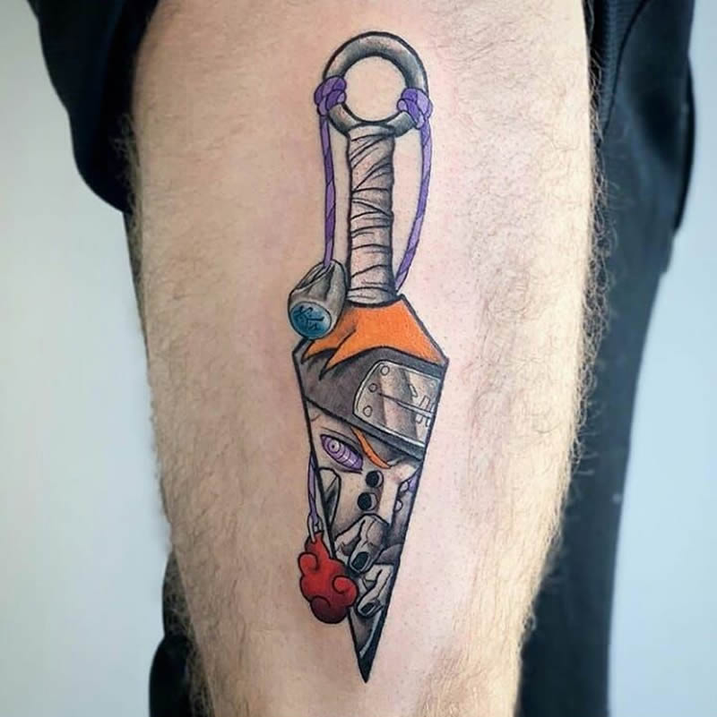 exploring otaku tattoo style a unique trend inspired by japanese pop culture kunai naruto