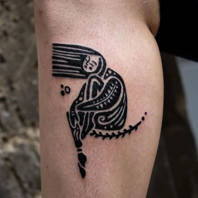 exploring the unique and versatile world of negative space tattoos maori