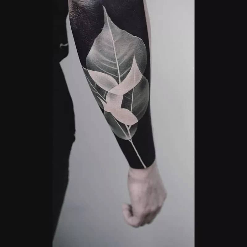 exploring the unique and versatile world of negative space tattoos negative space