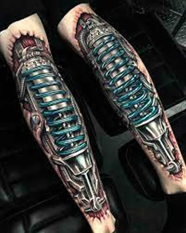 exploring the world of biomechanical tattoos a unique style of ink springs