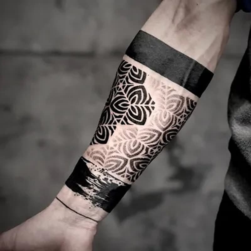 geometric tattoos the art of shapes, lines, and patterns