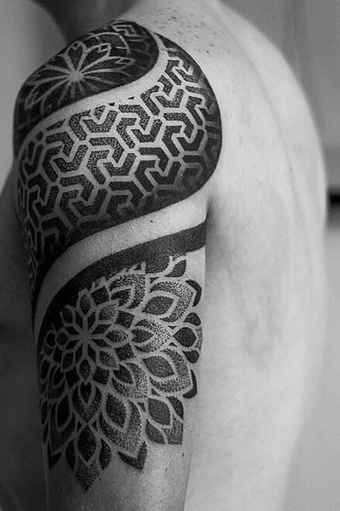 geometric tattoos the art of shapes, lines, and patterns tribal tattoo