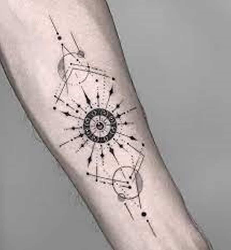 geometric tattoos the art of shapes, lines, and patterns small