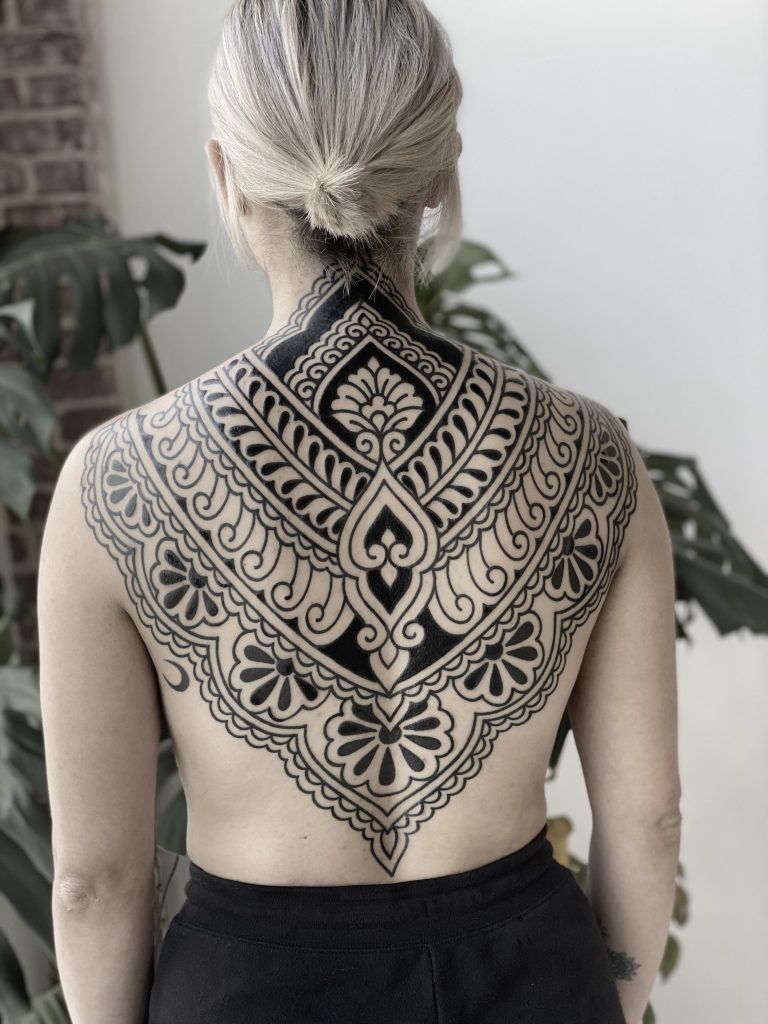Monique's Ornamental Tattoo Design - Zealand Tattoo
