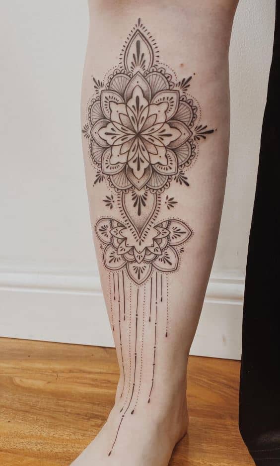 ornamental tattoos a versatile and personalized style of tattooing ornamental leg tattoo