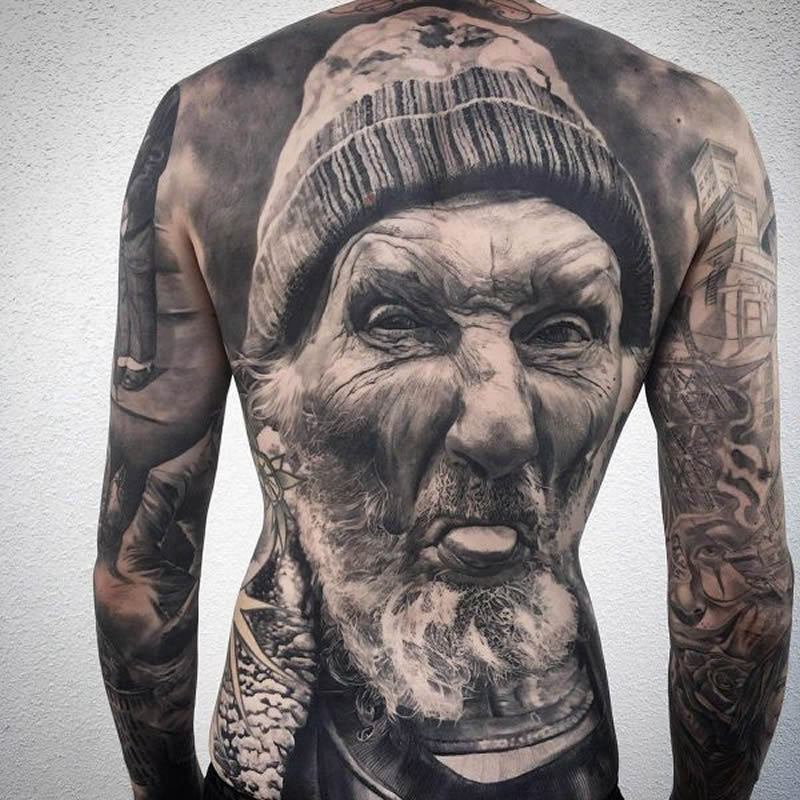 portrait tattoos capturing the essence of the subject old