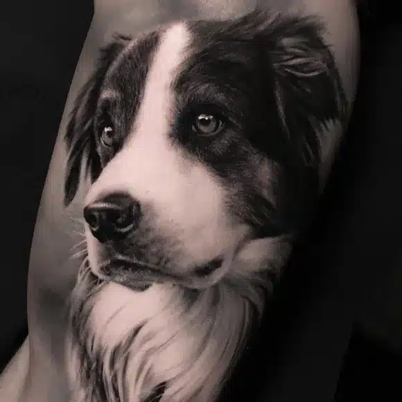 realism tattoo style creating striking and lifelike tattoos dog