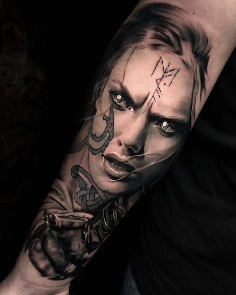 realism tattoo style creating striking and lifelike tattoos woman
