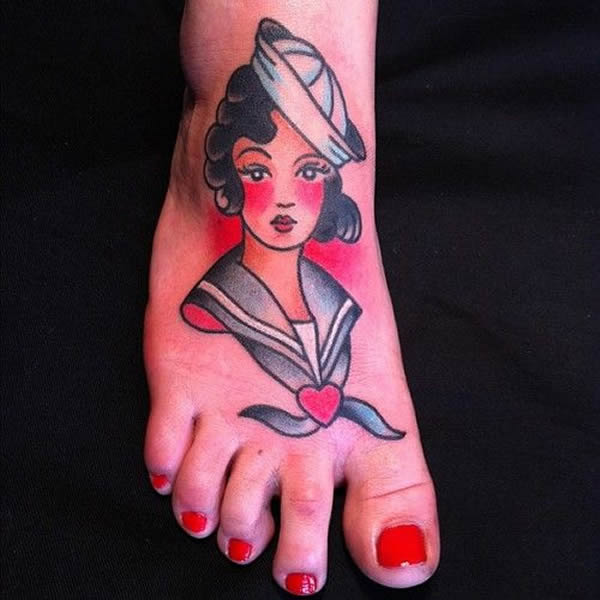 the american traditional tattoo style bold outlines and enduring appeal woman marine
