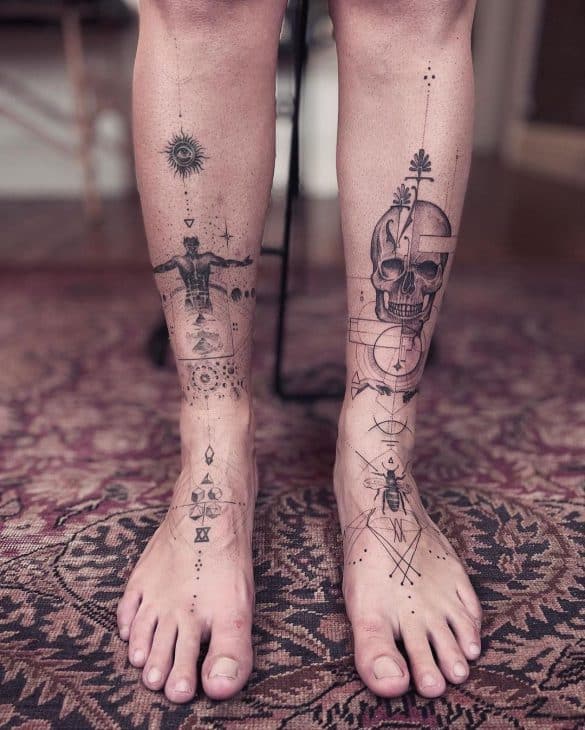 the art of leg tattoos placement, care, and choosing the perfect design spiritual tattoos