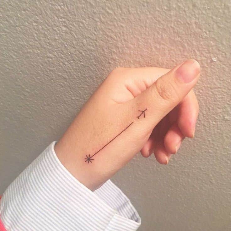 the beauty and meaning of minimalist tattoo style aviation