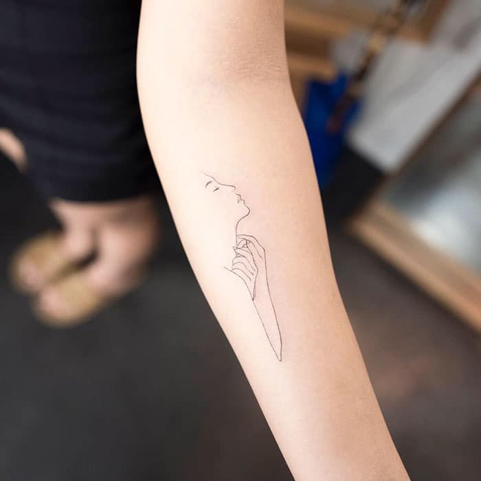 the beauty and meaning of minimalist tattoo style minimalist tattoo hongdam korea