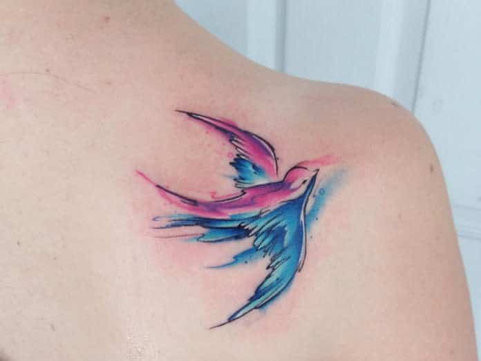 the beauty of watercolor tattoos a unique and artistic style birds