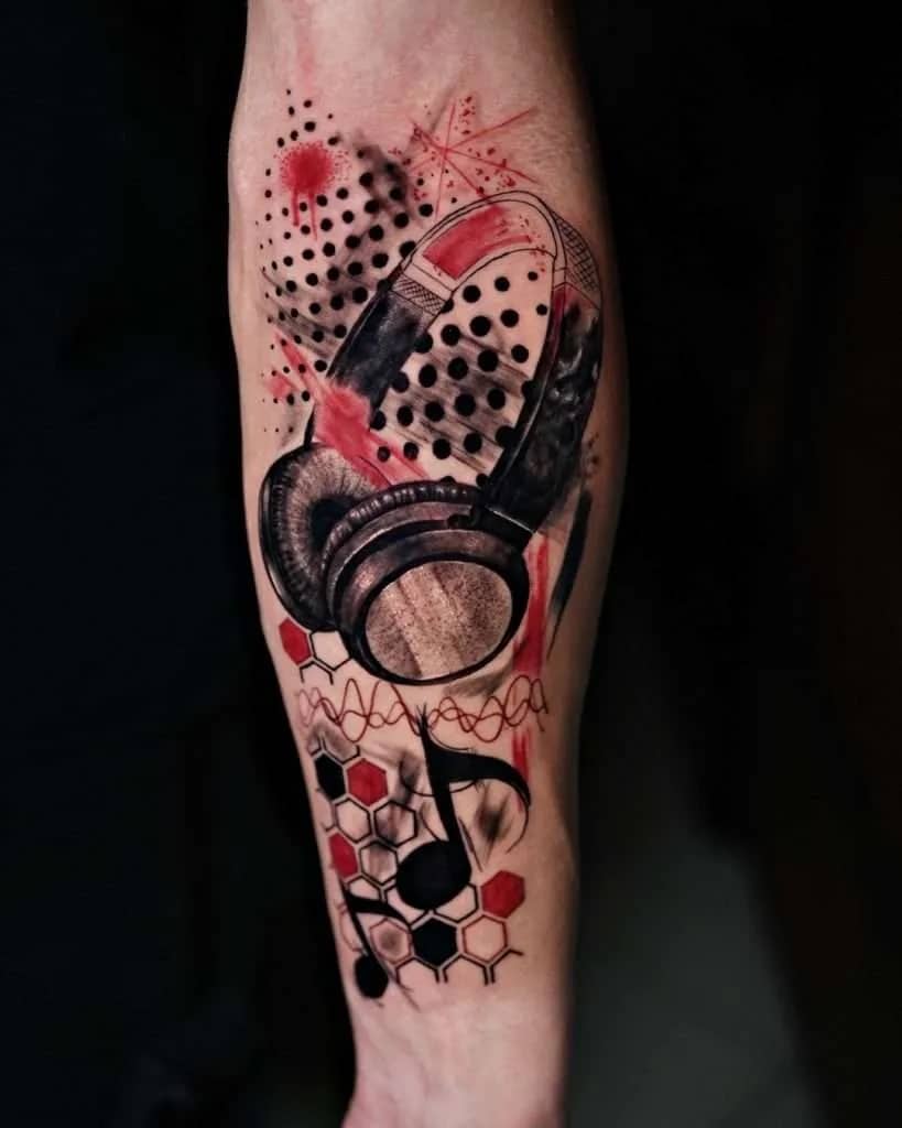 trash polka style tattoos bold, graphic, and controversial tattoo art sound