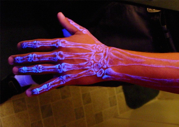 uv tattoos the subtle style with dramatic effect under blacklight bones