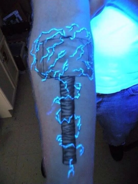 uv tattoos the subtle style with dramatic effect under blacklight hammer