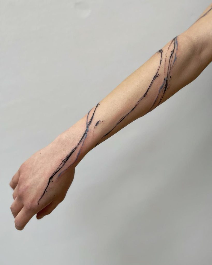 why abstract tattoos are a unique and creative way to express yourself abstract delicate arm tattoo miladice